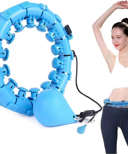 Weighted Hula Hoop – Adjustable Fit Hoop for Weight Loss