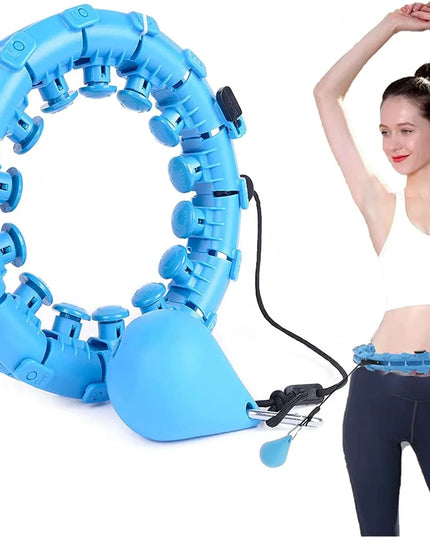 Weighted Hula Hoop – Adjustable Fit Hoop for Weight Loss