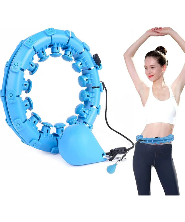Weighted Hula Hoop – Adjustable Fit Hoop for Weight Loss