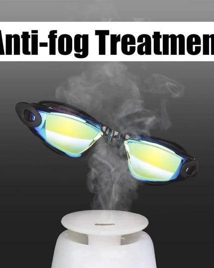 Swimming Goggles for Men & Women – Anti-Fog UV Protection, Waterproof, Adjustable Silicone Swim Goggles for Adults & Kids