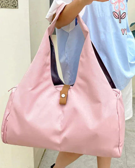 Women'S Multi-Purpose Sports Bag - Waterproof with Shoe Pocket for Yoga, Gym, and Travel